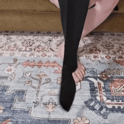 Bas de compression / contention à zip Véane – Compression graduée 15-20 mmHg – Unisexe – Noir ou Beige – Tailles 36 à 48