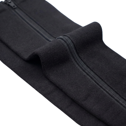 Bas de compression / contention à zip Véane – Compression graduée 15-20 mmHg – Unisexe – Noir ou Beige – Tailles 36 à 48